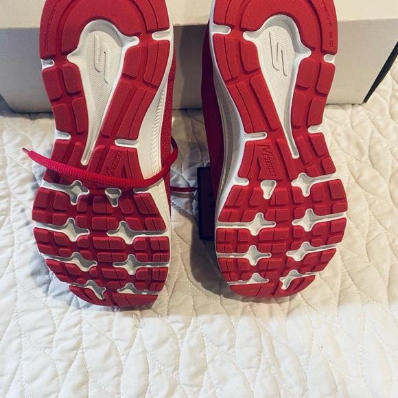 Skechers hot pink Mesh Lace-Up Sneakers with White Sole - Picture 4 of 5